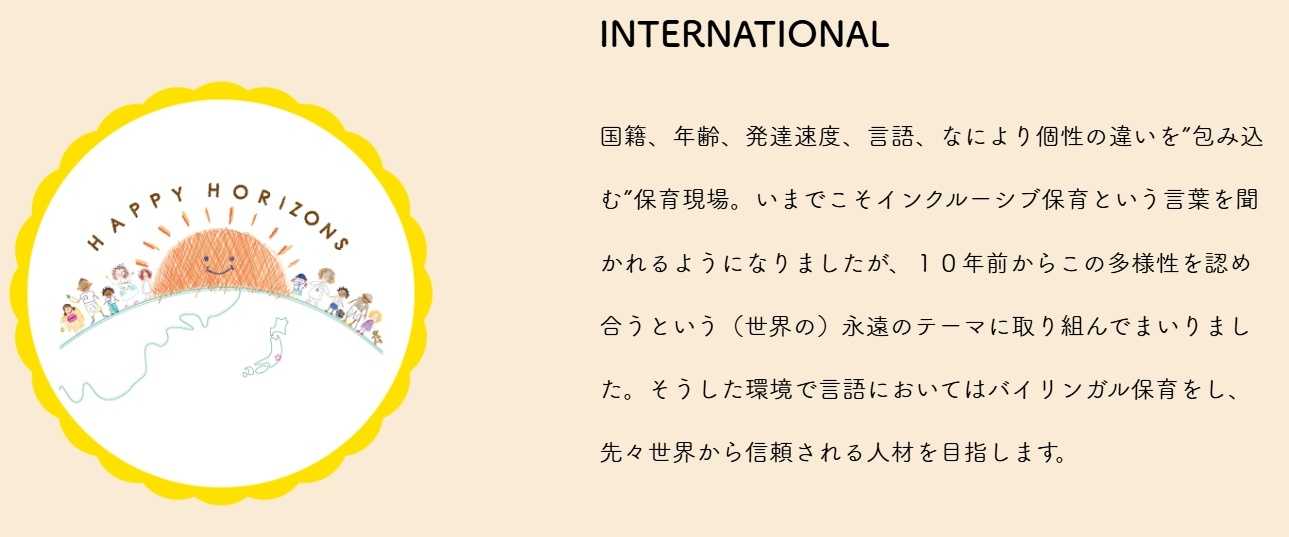 インターナショナル保育園 HAPPY HORIZONSの画像