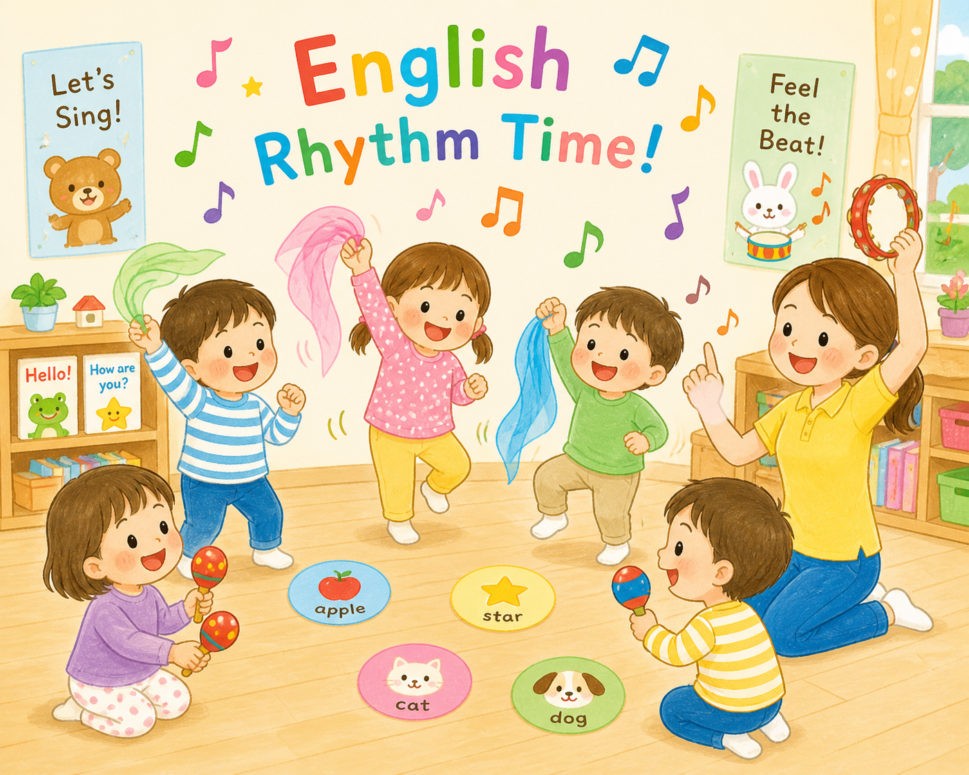 園開放　英語リトミック